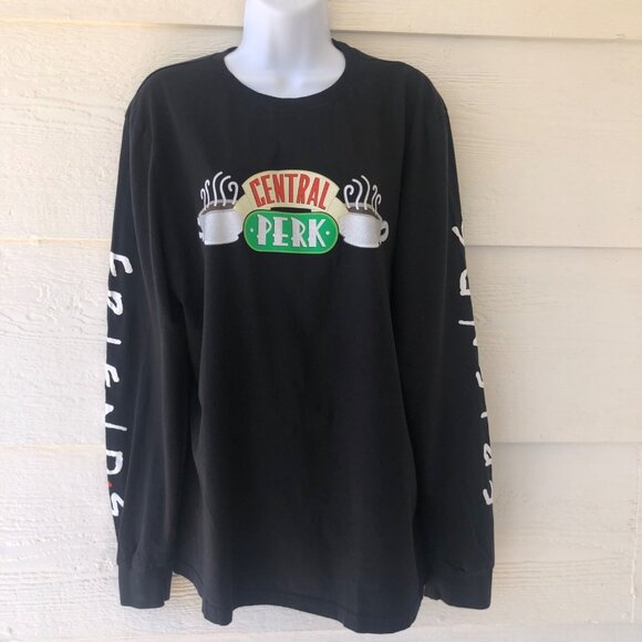 Friends The Television Series Size Large Central Perk Long Sleeve Tee Black - Picture 12 of 12
